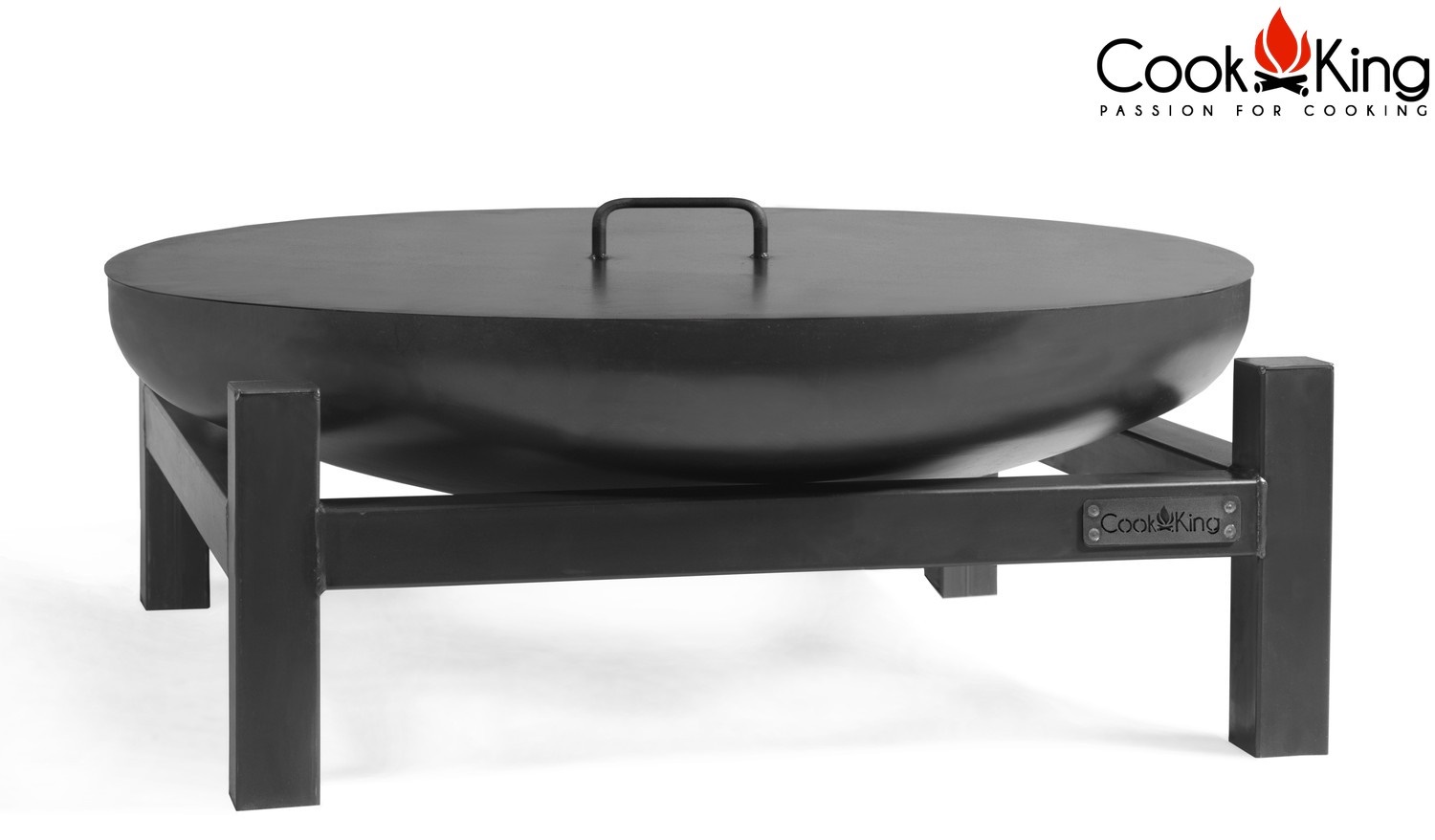 Feuerschale "Panama" Ø 100 cm Feuerstelle für Garten aus Stahl Feuerkorb als Wärmequelle oder Grill