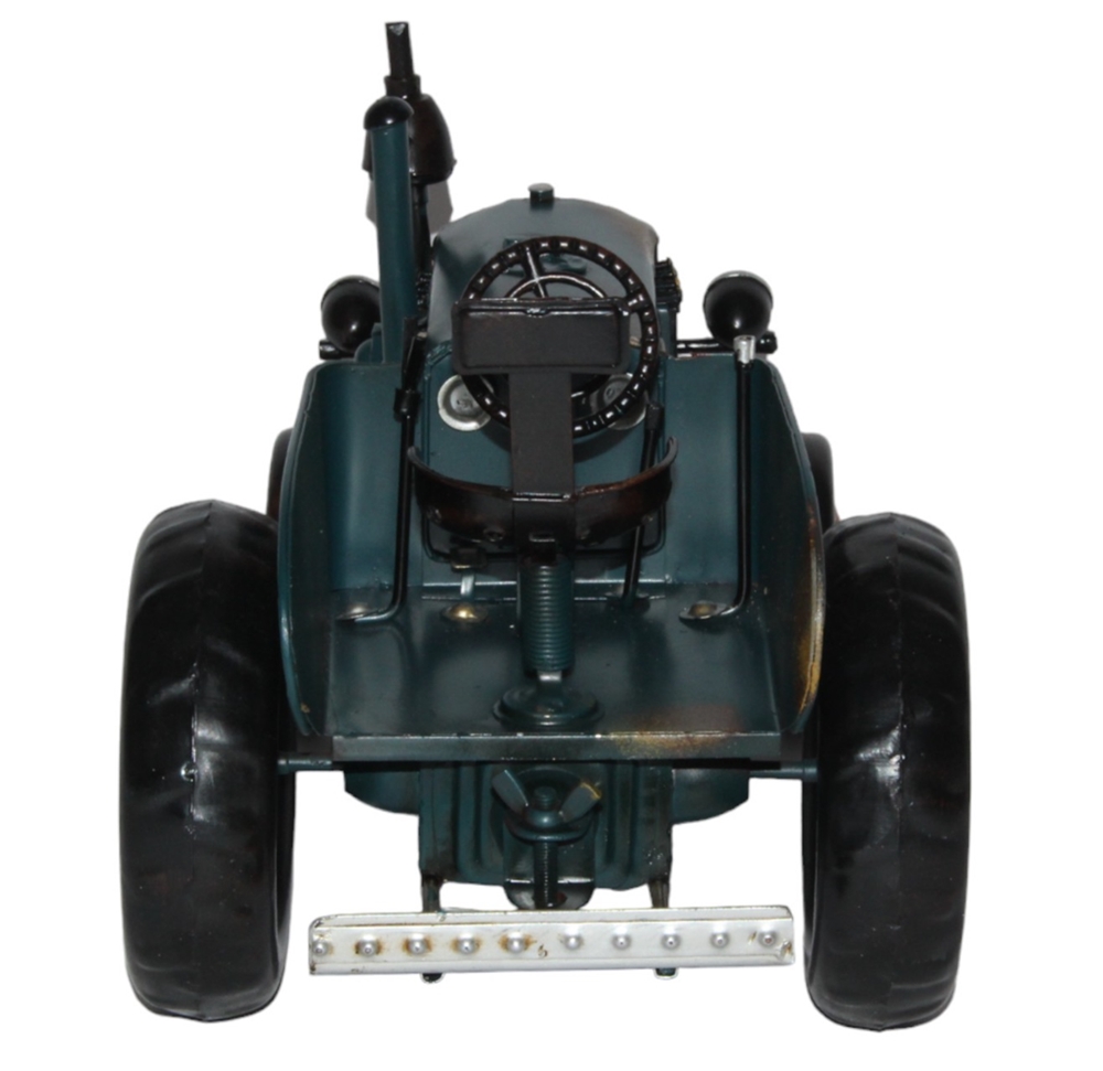 Blechtraktor Nostalgie Modellauto Oldtimer Marke Lanz Bulldog Traktor D95/D1506 aus Blech L 27 cm