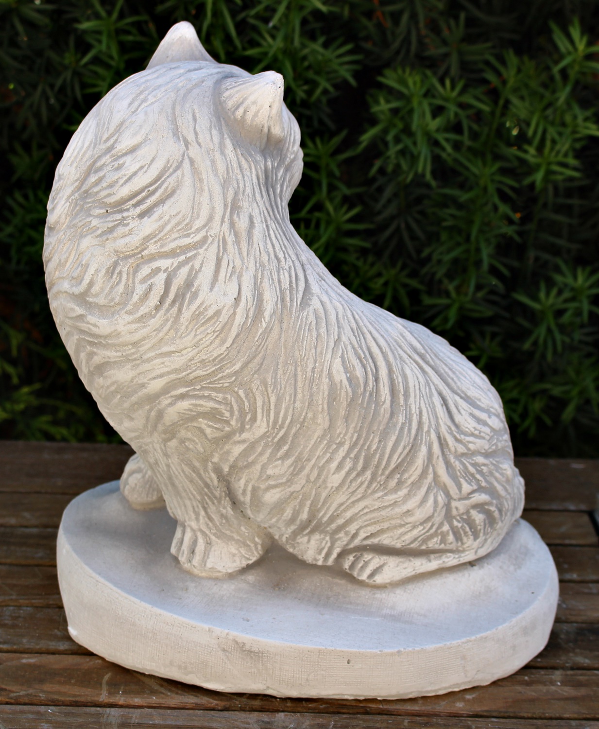 Beton Figur Katze H 27 cm Dekofigur und Gartenfigur
