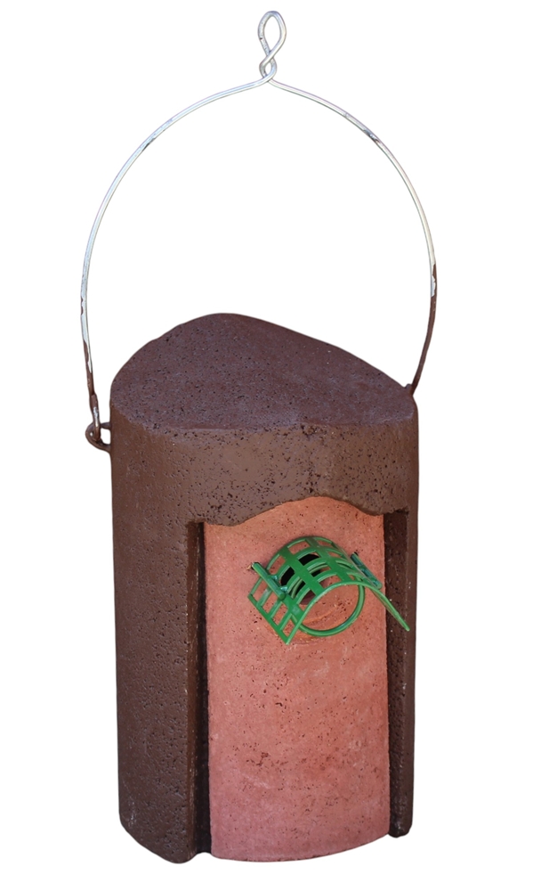 Naturschutzprodukt Nisthöhle Typ 1B Flugloch 26 mm in braun mit Räuberschutz