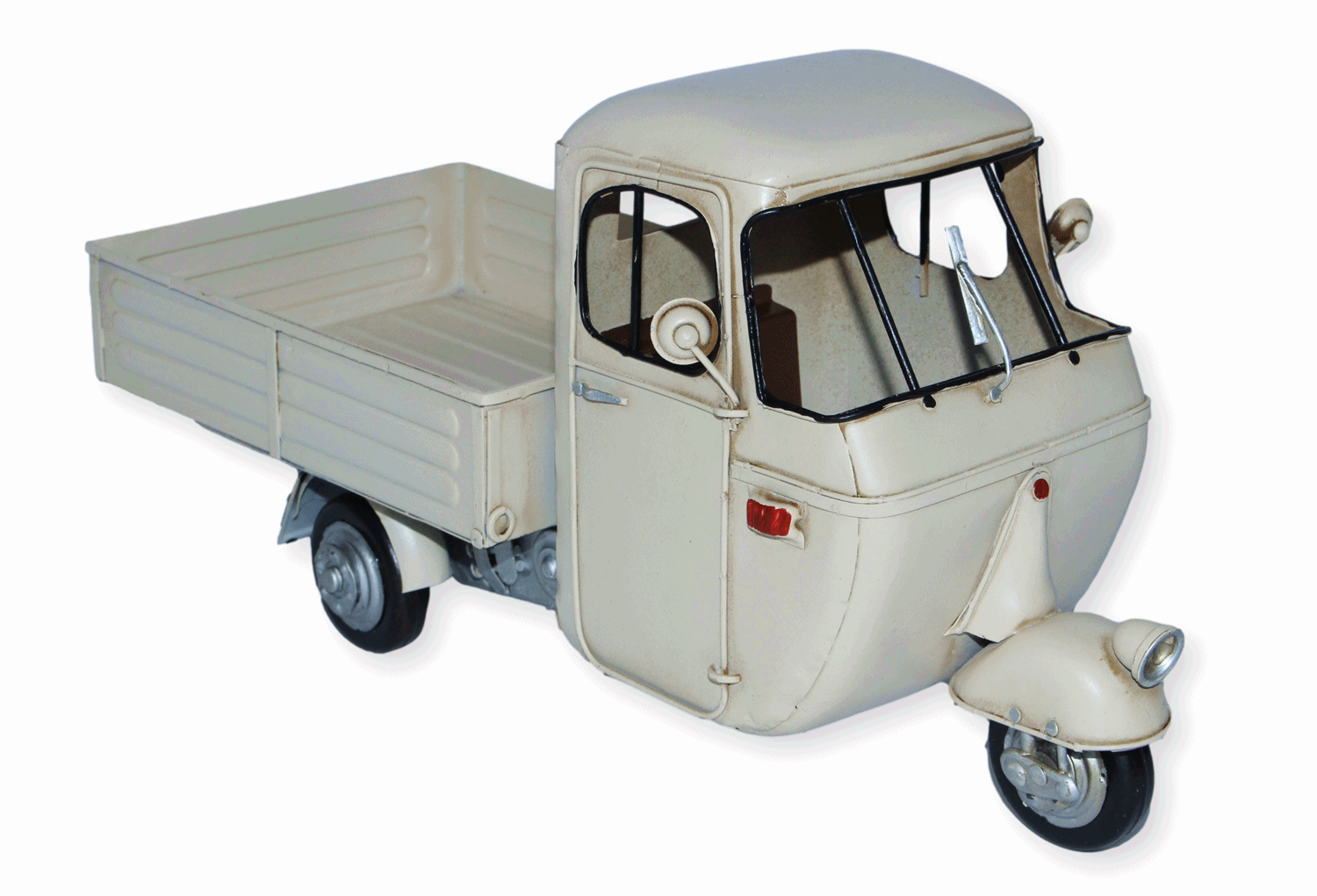 Blechmodell Roller Nostalgie Oldtimer Marke Vespa Motorroller Dreirad Modell Ape L 33 cm