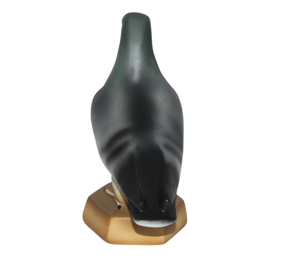 Deko Figur Gartenfigur Vogel Taube stehend H 23 cm x L 26 cm Vogelfigur Tierfigur aus Kunstharz