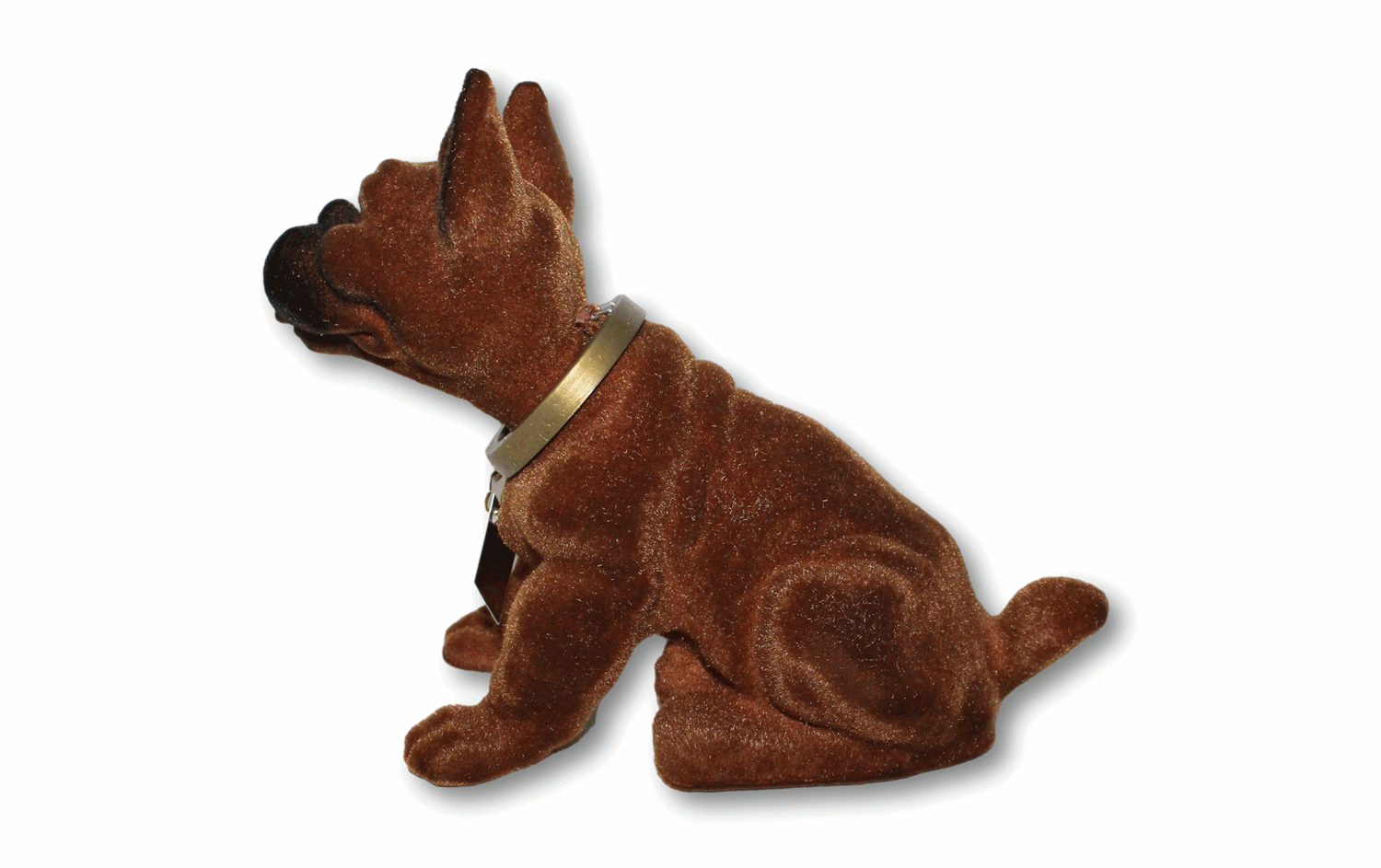 Wackel Figur Hund Boxer Wackelfigur H 14 cm klein Dekofigur mit Wackelkopf