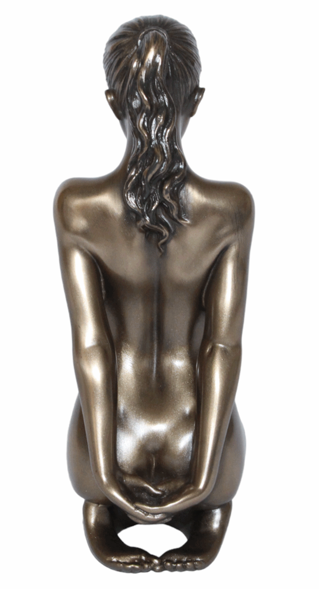 Deko Figur Body Talk Kollektion Frauenakt Frau kniend H 15 cm Skulptur Figur