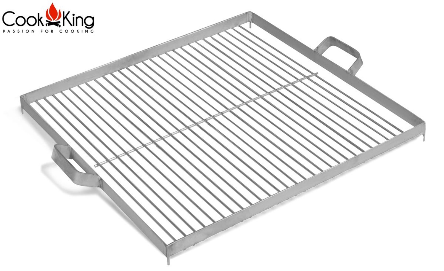 Grillrost aus Edelstahl 44x44 cm für Feuerschale Ø 60 cm Rost für Feuerkörbe Grillgitter Grillen