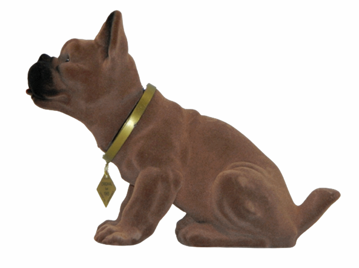 Wackel Figur Hund Boxer Wackelfigur H 20 cm groß Dekofigur mit Wackelkopf