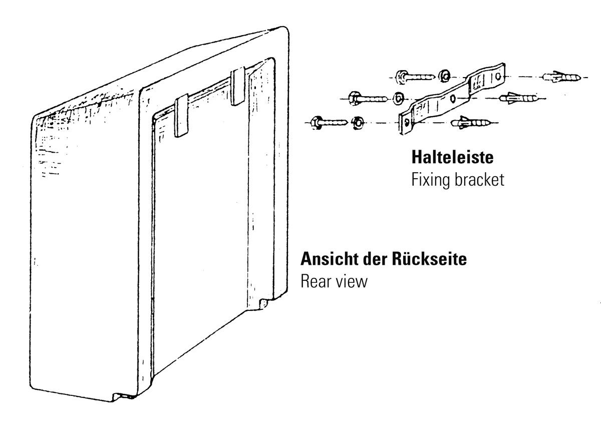 Naturschutzprodukt Mauersegler- Fledermaus-Haus Nisthasten Typ 1MF H 46 cm mit 2 Bruträumen