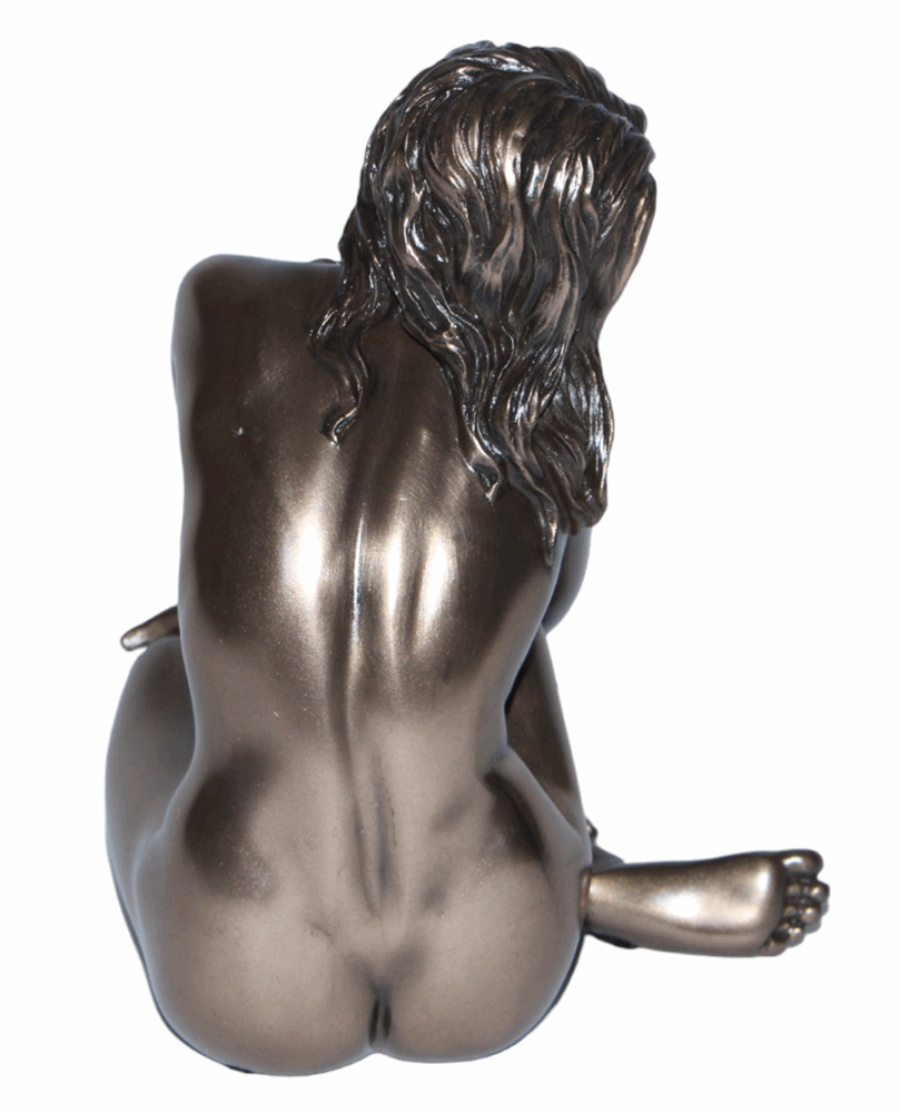 Deko Figur Body Talk Kollektion Frauenakt Frau sitzend H 12 cm Skulptur Figur