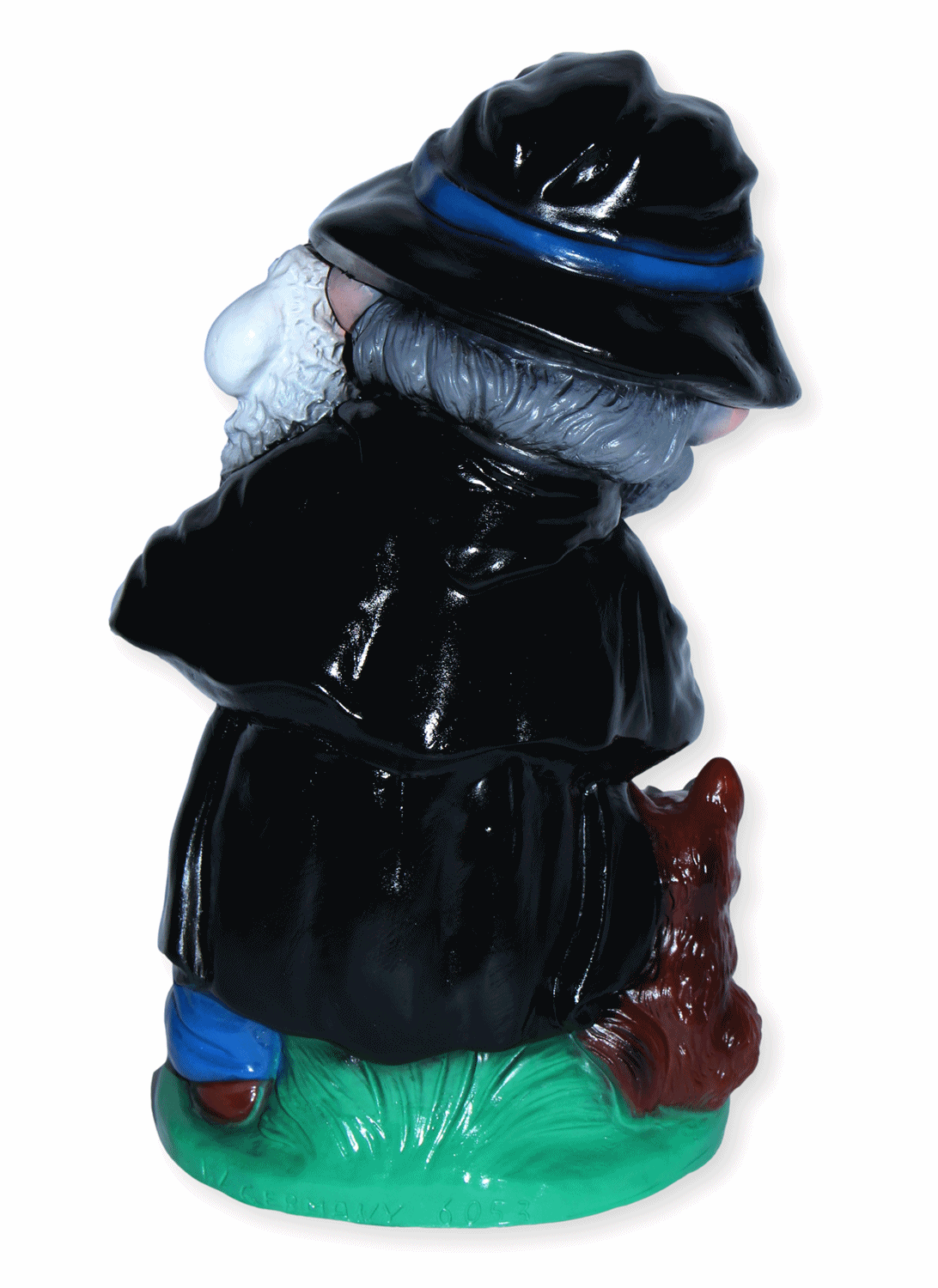 Gartenzwerg Figur Zwerg Schäfer mit Lämmchen und Hund H 31 cm stehend Gartenzwerg aus Kunststoff