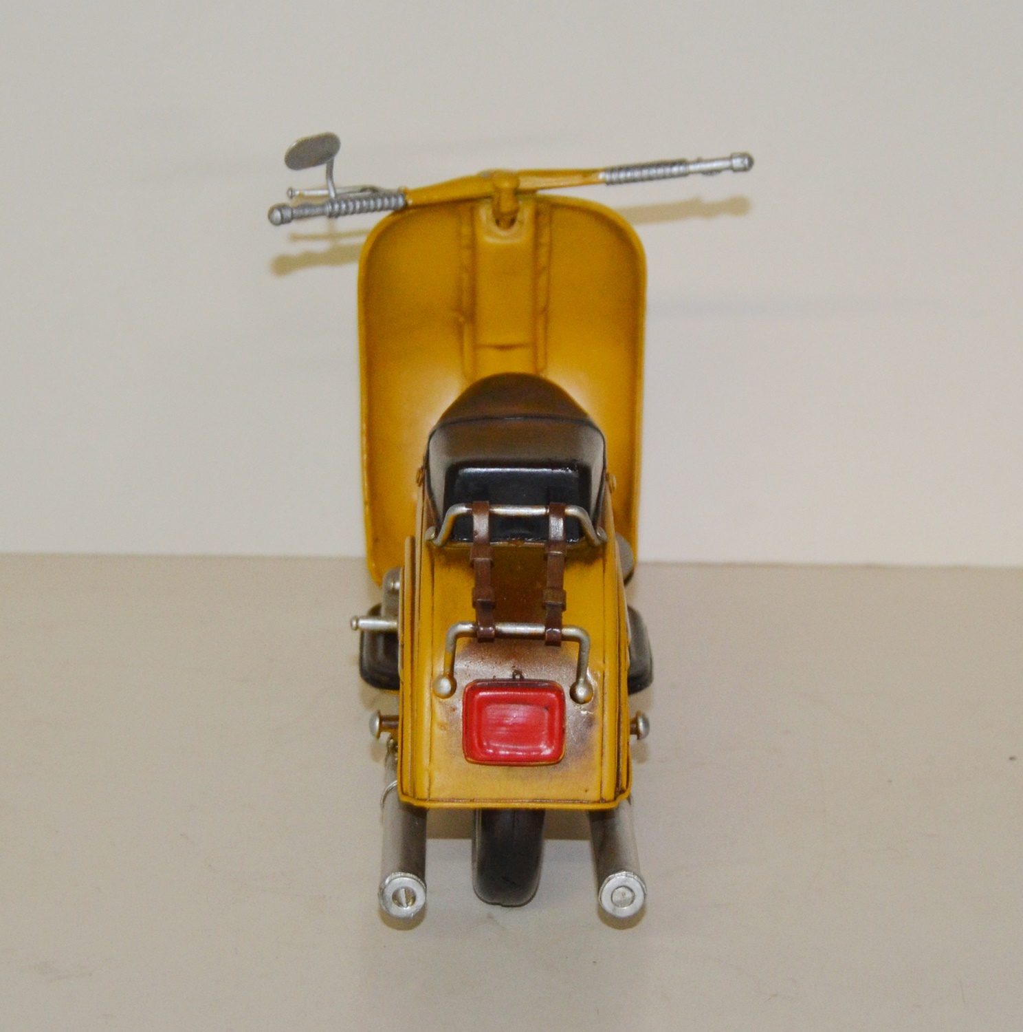 Blechmodell Zweirad Simson Roller Schwalbe Nostalgie Modellmotorrad Oldtimer Modell aus Blech L 29cm