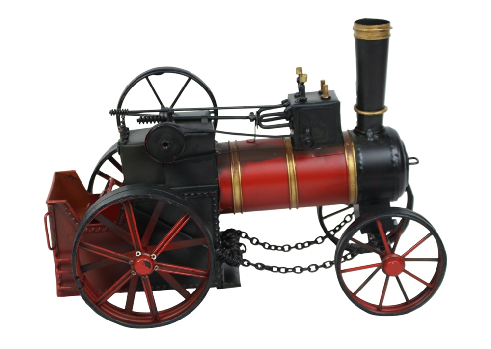 Blechmodell Nostalgie kleine Dampflokomotive L 30 cm Deko Lokomotive Retro Modelllokomotive