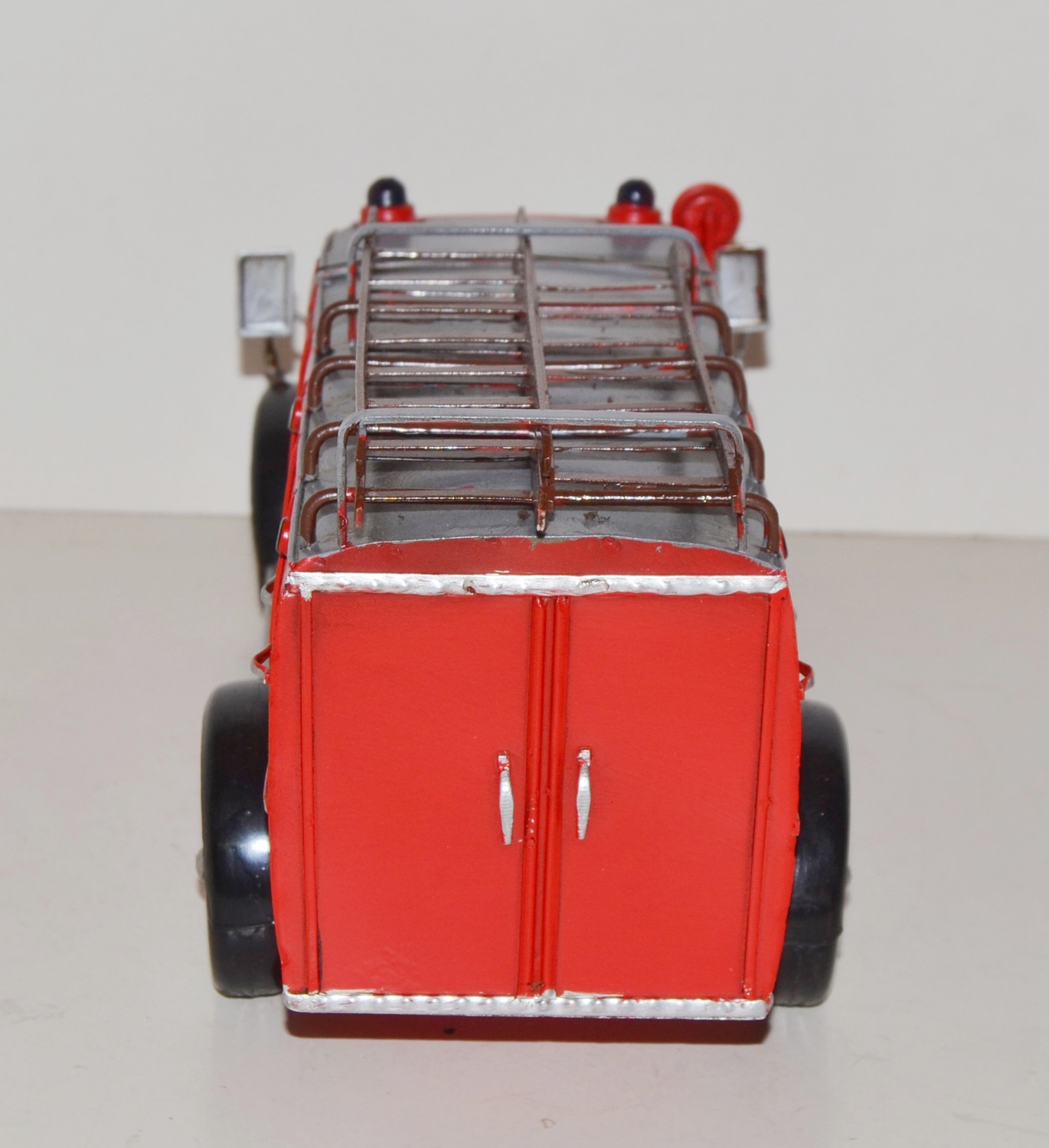 Blechauto Nostalgie Modellauto Oldtimer Feuerwehr Automarke Magirus Deutz LF 15 Modell Blech L 37cm