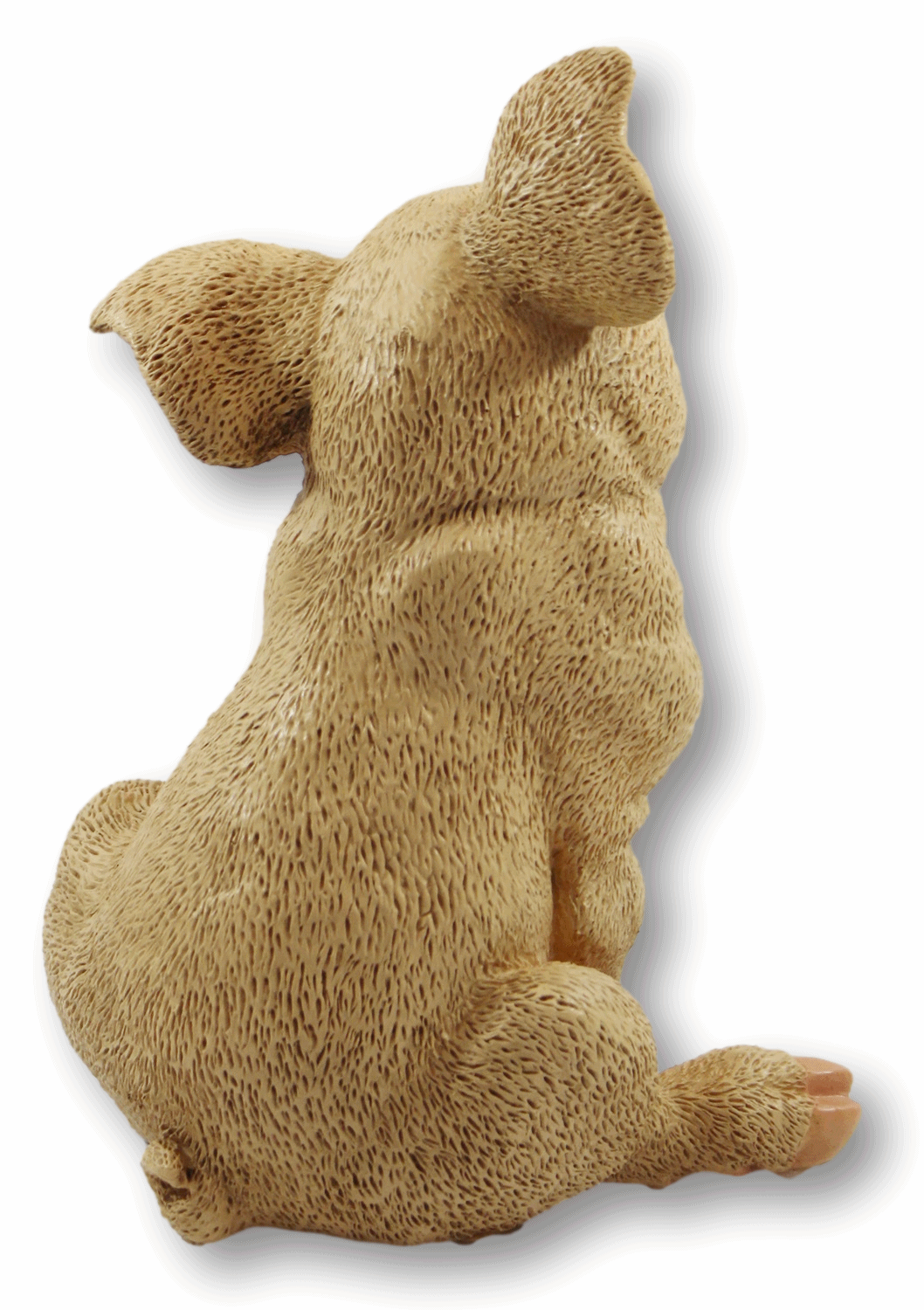 Dekofigur Tierfigur Schwein Ferkel Schweinchen sitzend natur Kollektion Castagna aus Resin H 22 cm