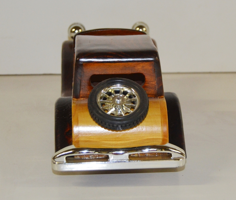 Holzauto Nostalgie Modellauto Oldtimer L 37 cm Nostalgisches Modellwagen aus Holz