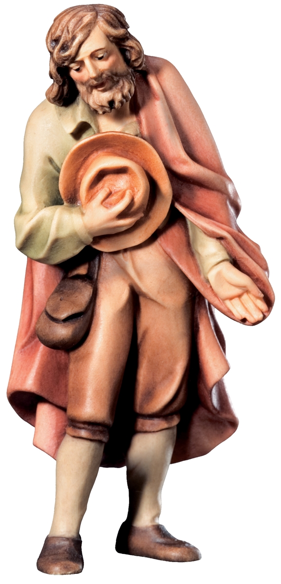 Krippenfigur Raffaello Kollektion Hirte mit Knabe Holzfigur Holzstatue Statue aus Ahornholz