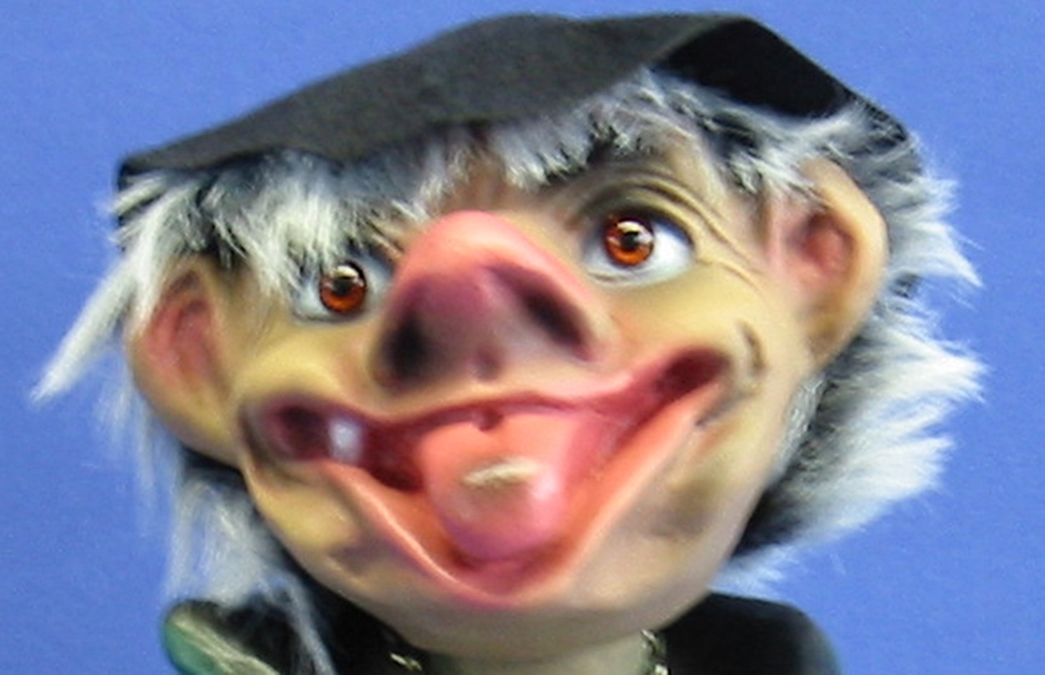 Souvenir Wackel Figur Tramp groß H 26 cm Wackelfigur Original mit Wackelkopf