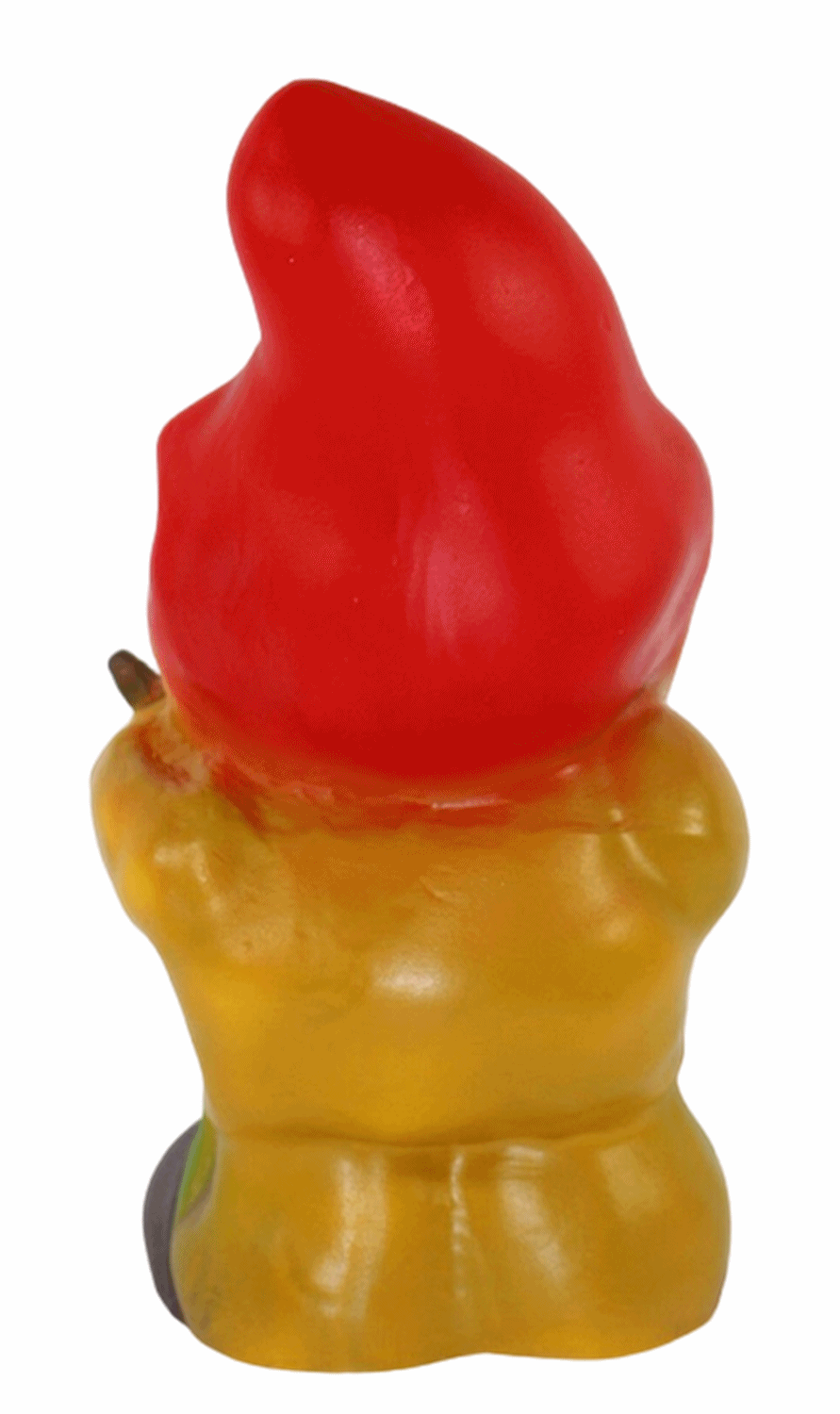 Gartenzwerg Deko Garten Figur Zwerg Gärtner mit Schaufel stehend aus Kunststoff Höhe 19 cm