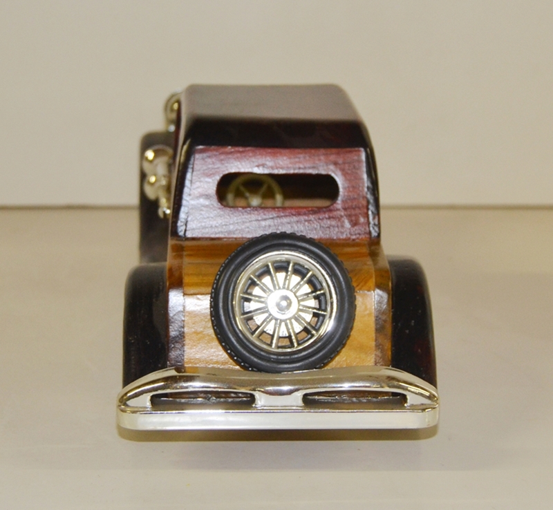 Holzauto Nostalgie Modellauto Oldtimer L 37 cm Nostalgisches Modellwagen aus Holz