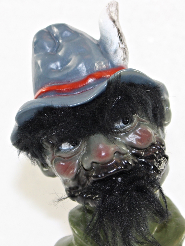 Souvenir Wackel Figur Räuber groß H 22 cm Wackelfigur Original mit Wackelkopf