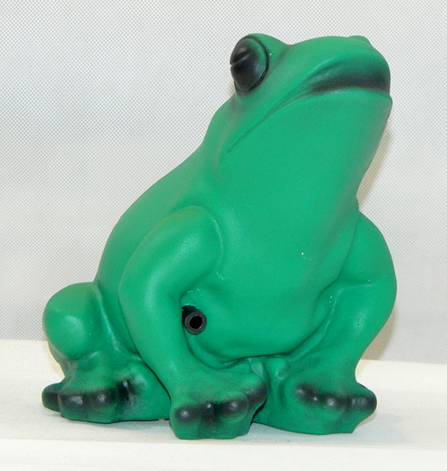 Deko Figur Frosch H 18 cm mit Bewegungsmelder Scherzbewegungsmelder Quak Quak