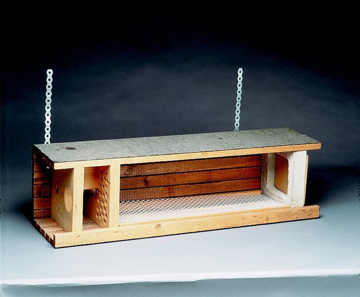 Naturschutzprodukt Steinkauzröhre Typ Nr. 21 mit Marderschutz Nisthilfe Artenschutz