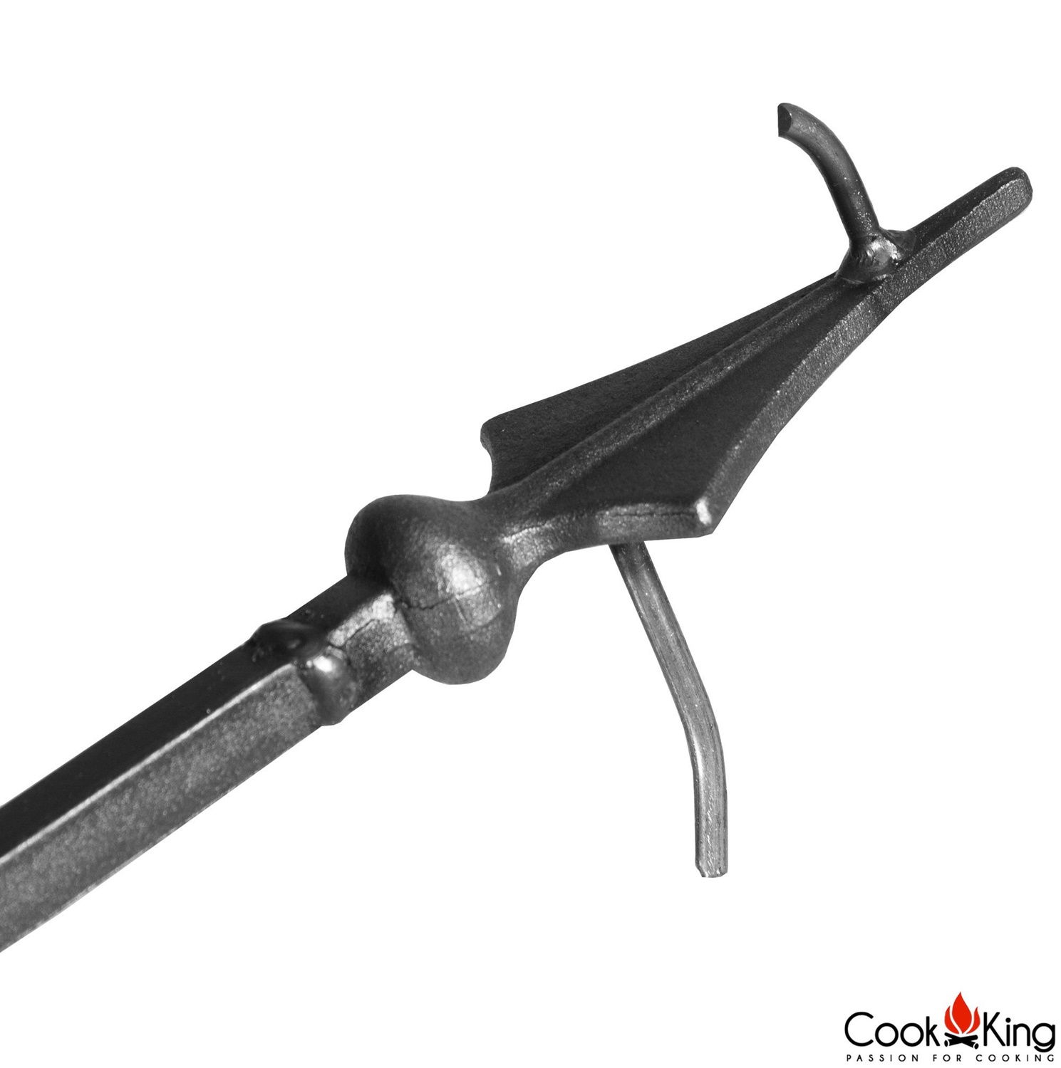 Schürhaken für Feuerschalen aus Stahl Kaminbesteck Aschekratze zum Grillen Glutkratze für den Kamin