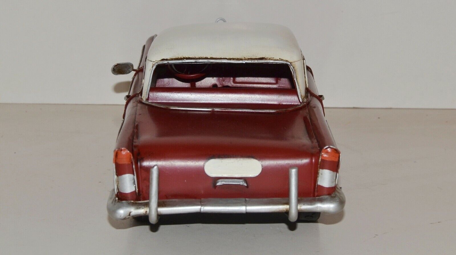 Blechauto Nostalgie Modellauto Oldtimer Mercedes-Benz 220 SE Coupe aus Blech L 34 cm