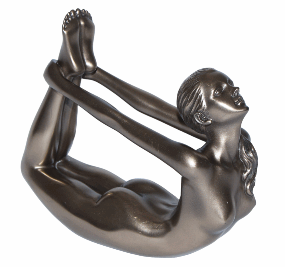 Deko Figur Body Talk Kollektion Yoga Dhanurasana Bogen Frau H 11,5 cm Skulptur Figur