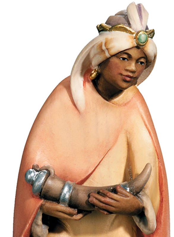 Krippenfigur Leonardo Kollektion Heilige Drei Könige Caspar Holzfigur Holzstatue Statue Ahornholz