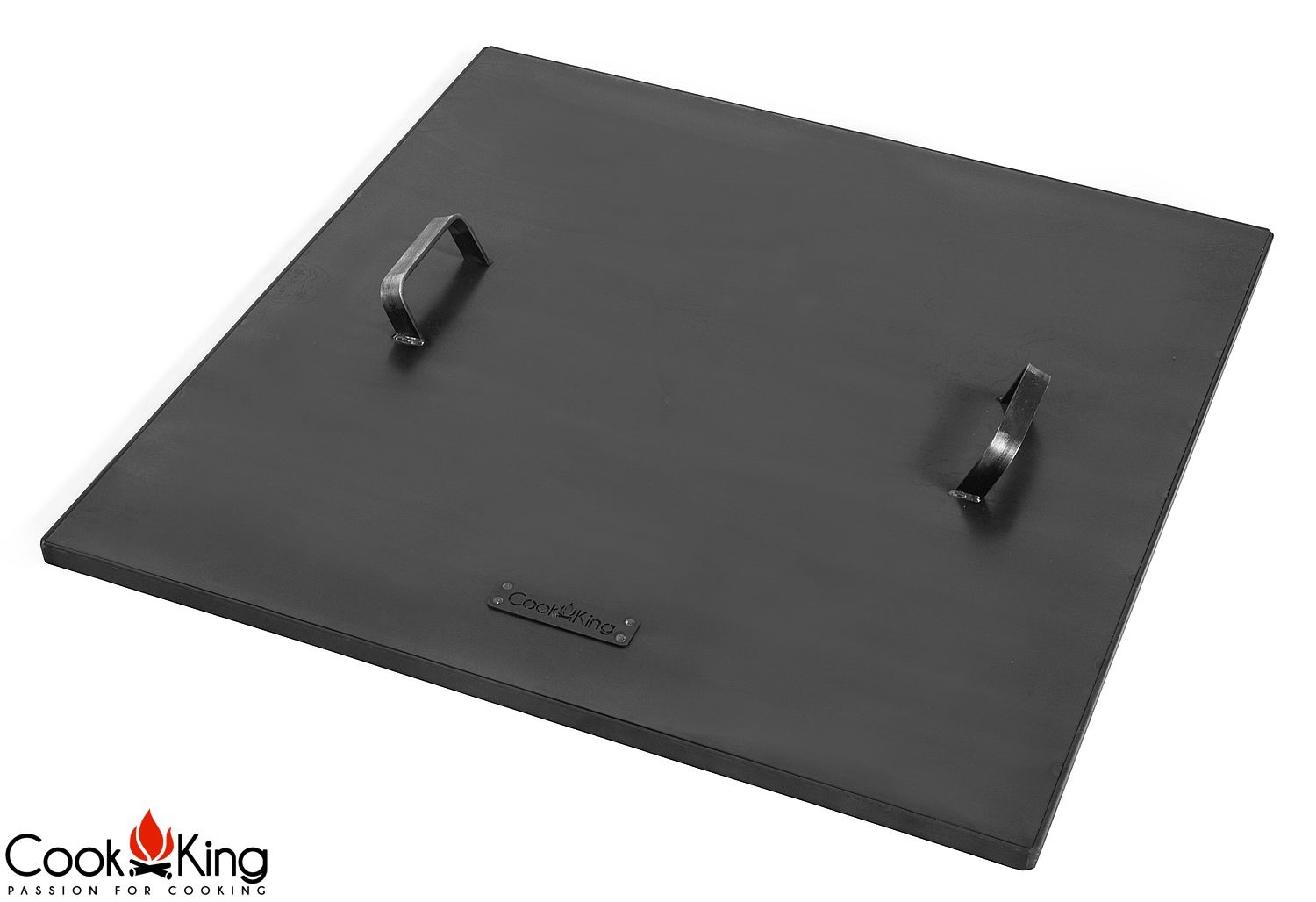 Deckel mit Rand 72,5x72,5 cm für Feuerschale aus Stahl Abdeckung für Feuerstellen