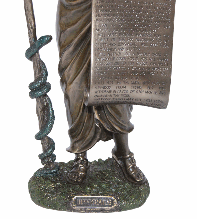 Deko Figur Hippokrates H 32 cm griechische Mythologie Parastone Skulptur Figur