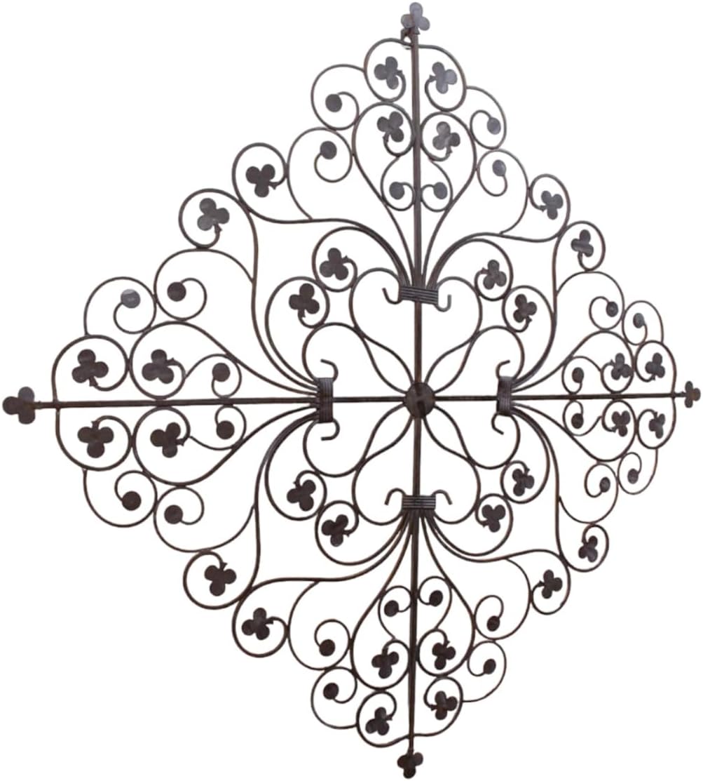 Wanddekoration aus Metall Ornament Länge 67 cm Wanddeko Wandbild Metallbild